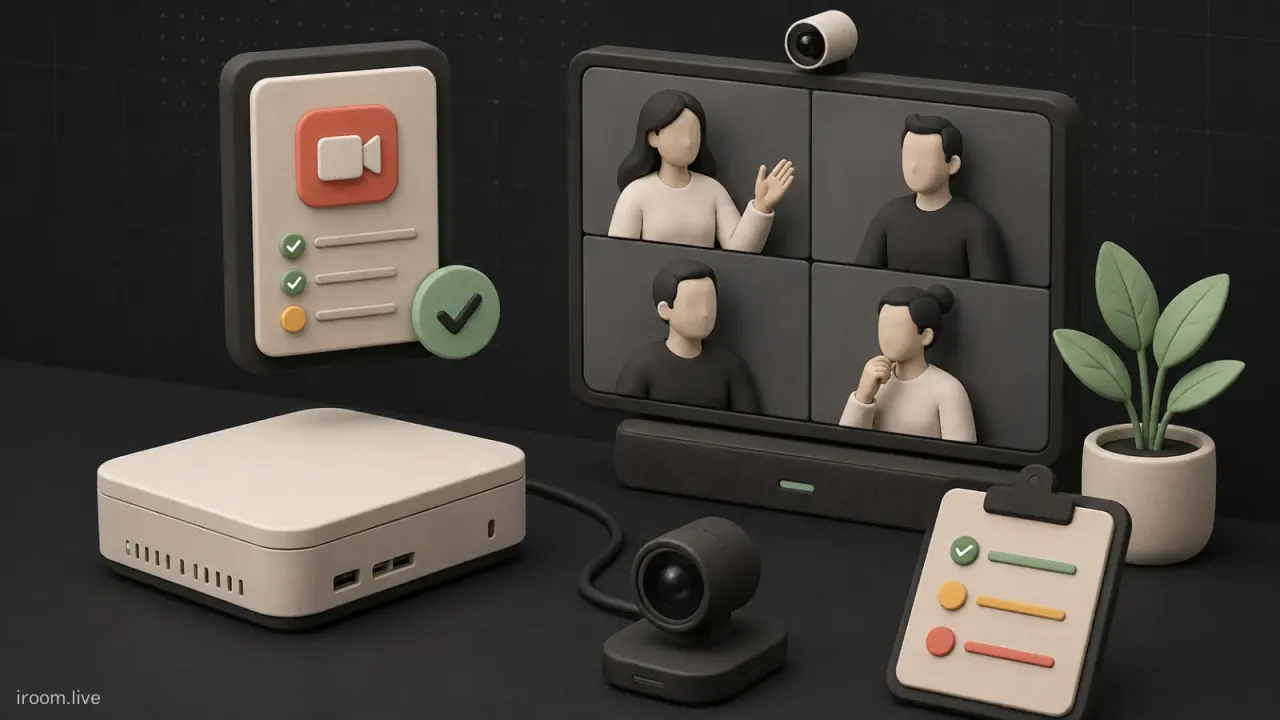 کاور ارسال 1080p در سخت‌افزار اتاق Google Meet؛ شرایط واقعی 2026